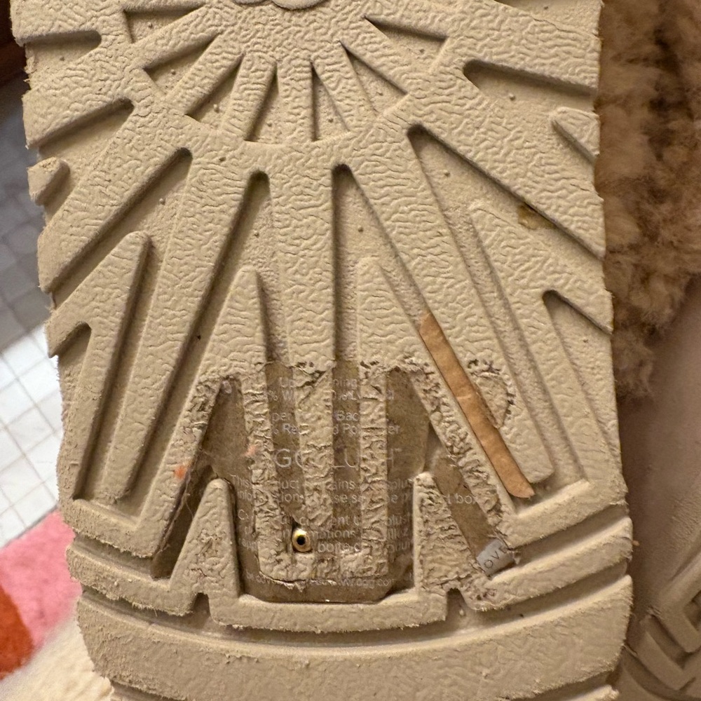 UGG Tan Shearling Home Slippers - Picture 5 of 5